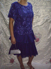 VESTIDO BORDADO PEDRERIA ENTERO FALDON DE GAZA AZUL