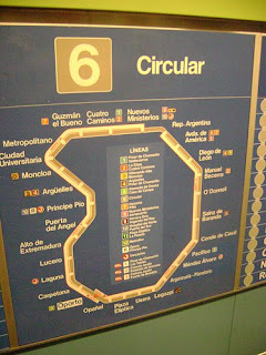 La linea 6 de Metro. Gafada
