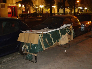 Imágenes de la crisis 2009 en Madrid