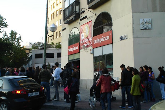 Telepizza a 1 euro hoy en Madrid
