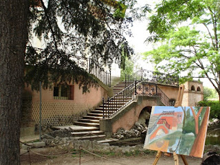 El parque del Capricho a través de pinturas
