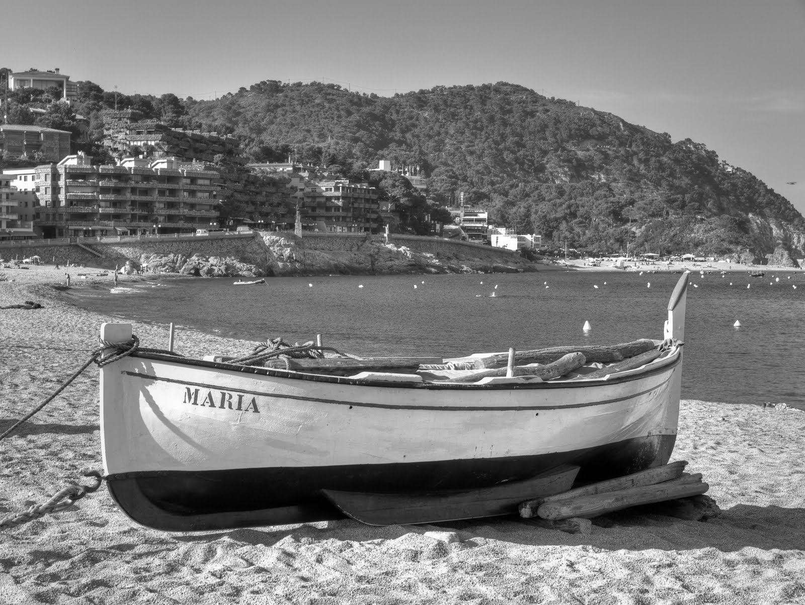 Barques de pescadors Fotos de tossa de mar HDR olympus e520