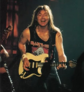 Whithe guitar: Dave Murray
