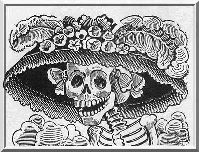 La Catrina, Mexiko, Aguascalientes, Mexico, Totentag, Tag der Toten, Día de los Muertos, José Guadalupe Posada