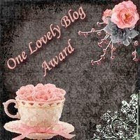 My first award - from the lovely Terri