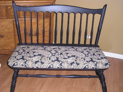 Bench make over after