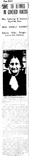 Catherine Burtner Downey - Newspaper Obituary