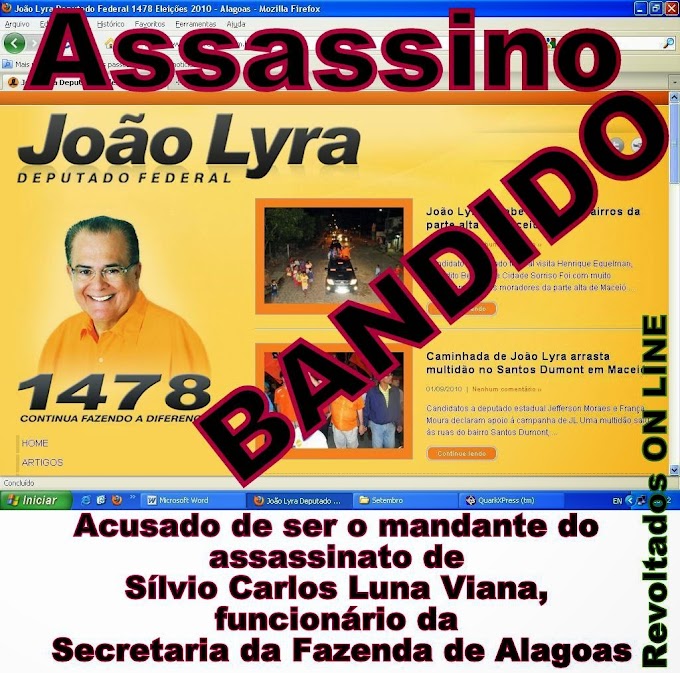 DEPUTADO JOÃO LYRA (PTB-AL) o MILIONÁRIO vulgo EL MATADOR !!!