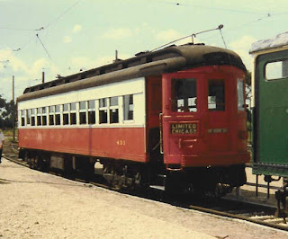 CA&E car 431 (Illinois Railway Museum, 1983)