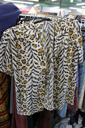 Silk Leopard blouse combination zebra