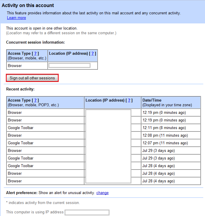 HACKING STUFF: SIGN OUT GMAIL ACCOUNT REMOTELY........