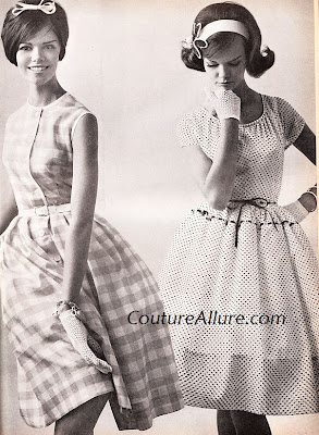 Couture Allure Vintage Fashion: Sweet Summer Dresses - 1961
