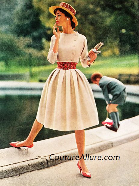 bronzen schandaal pedaal Couture Allure Vintage Fashion: Betty Barclay Dress - 1960