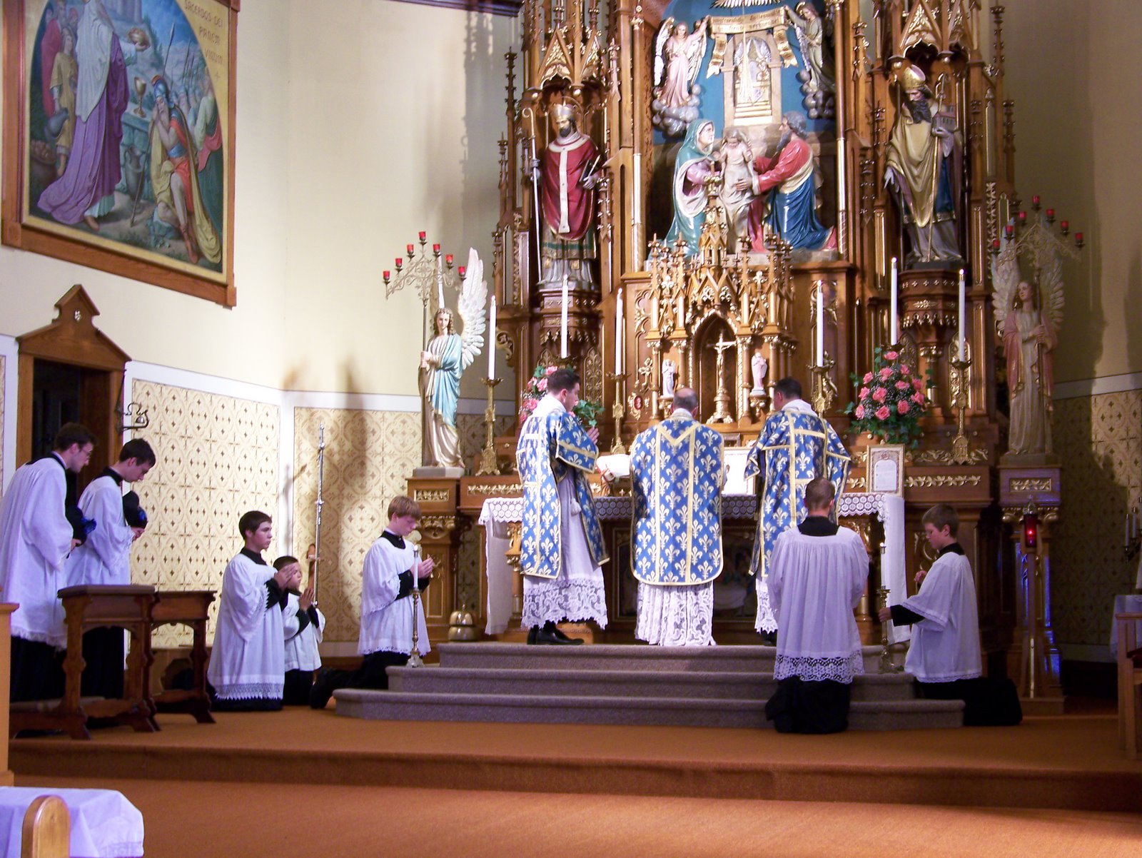 The Badger Catholic Assumption Feast at St Mary's Parish, Cashton WI