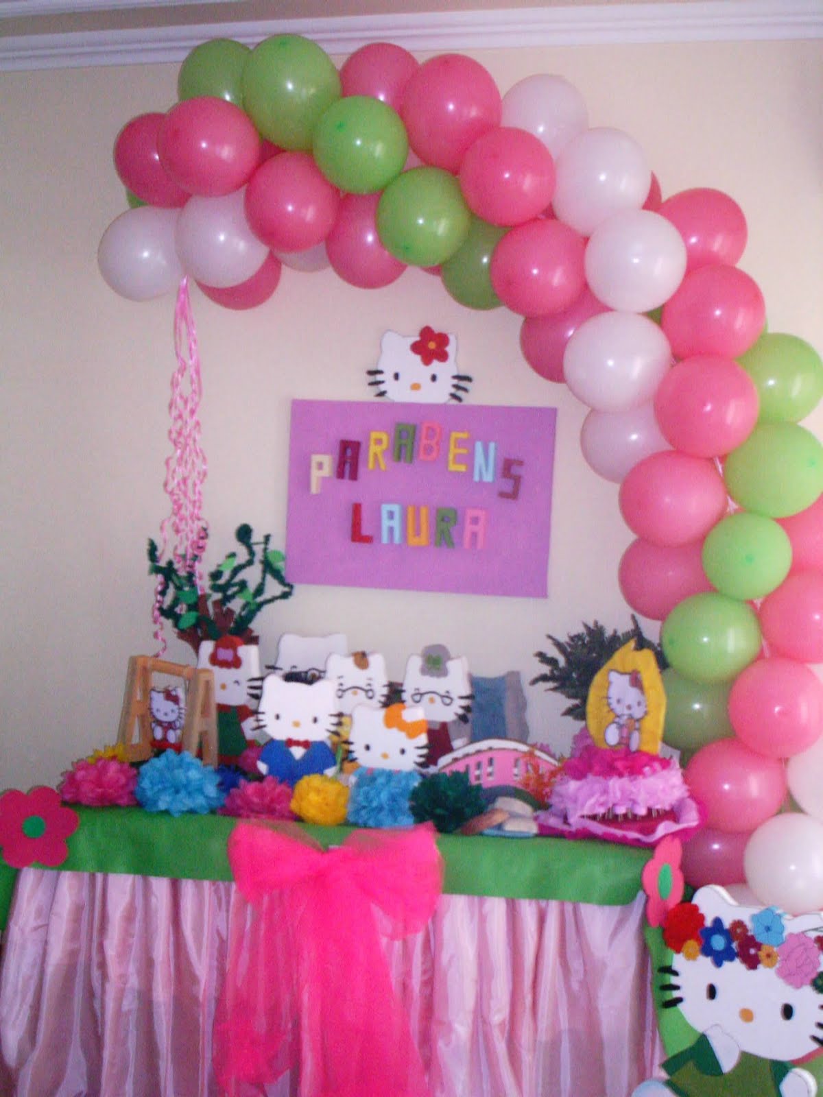 decoracoes festas aniversario Festa de aniversario da Hello Kitty