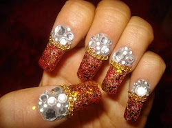 nail designs nails decorative creative bridal acrylic holiday junk trends every season unique fall christmas trend piercing funky unusual icepice