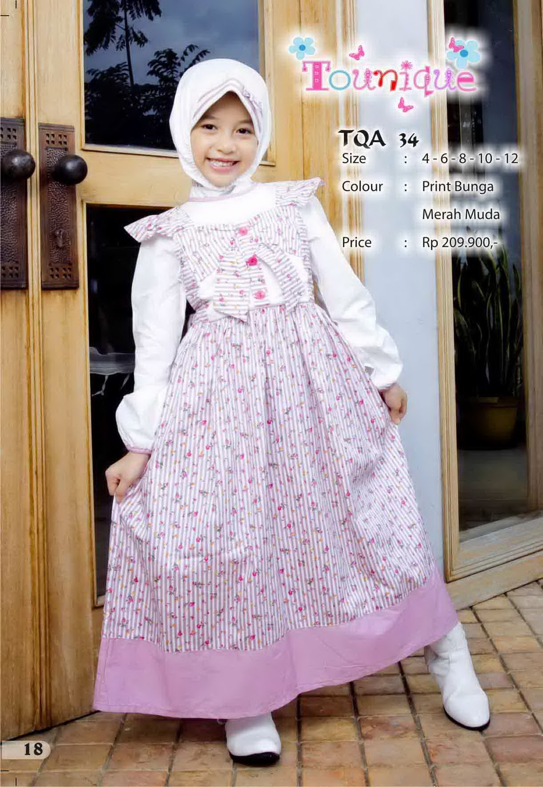 Tounique, Aini, Baju Muslim Anak Cute n Impressive Tounique