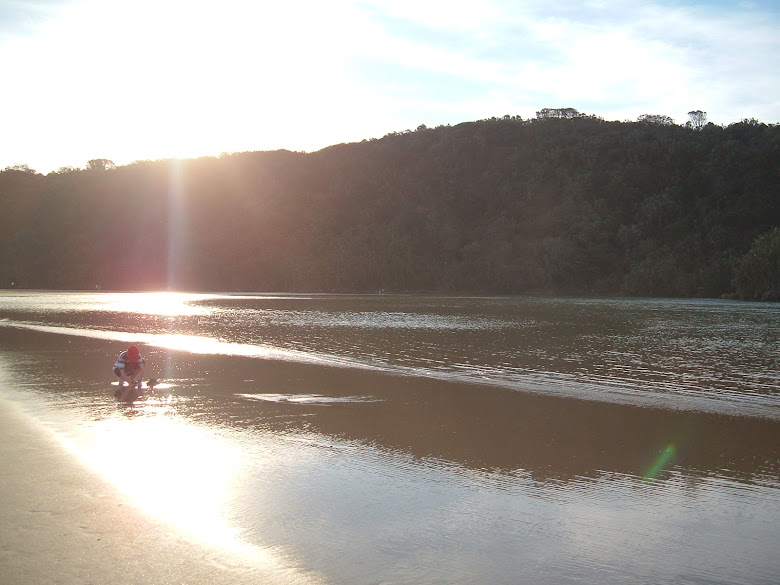River at dusk