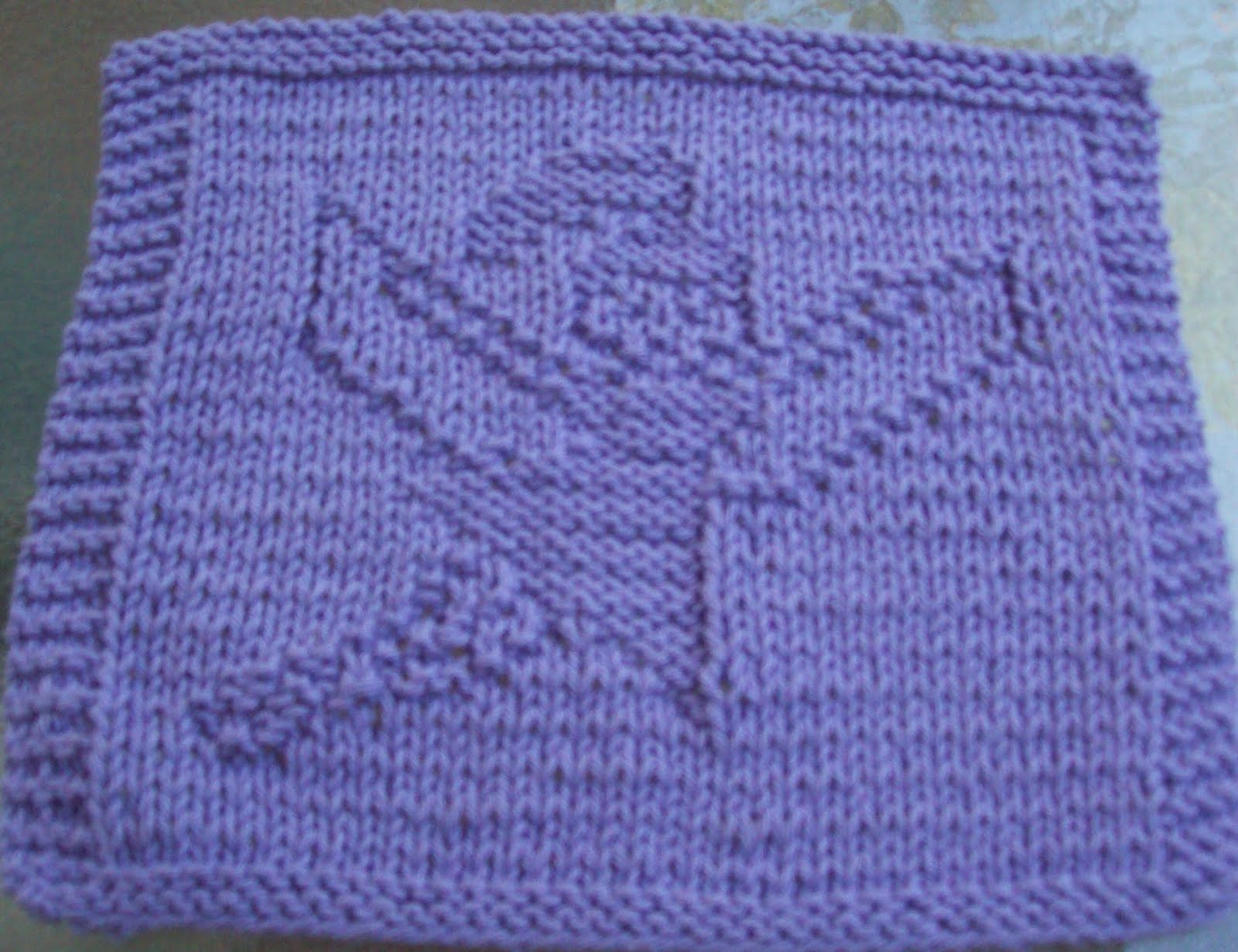 DigKnitty Designs: Fairy Knit Dishcloth Pattern