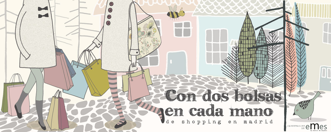 Con dos bolsas en cada mano