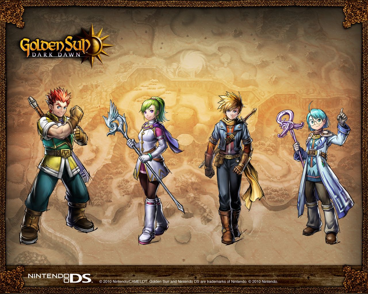 Fondos de pantalla Golden Sun Dark Dawn DS FrenteRojo Videojuegos
