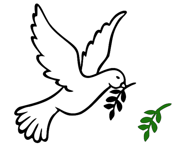 free christian clipart of doves - photo #45