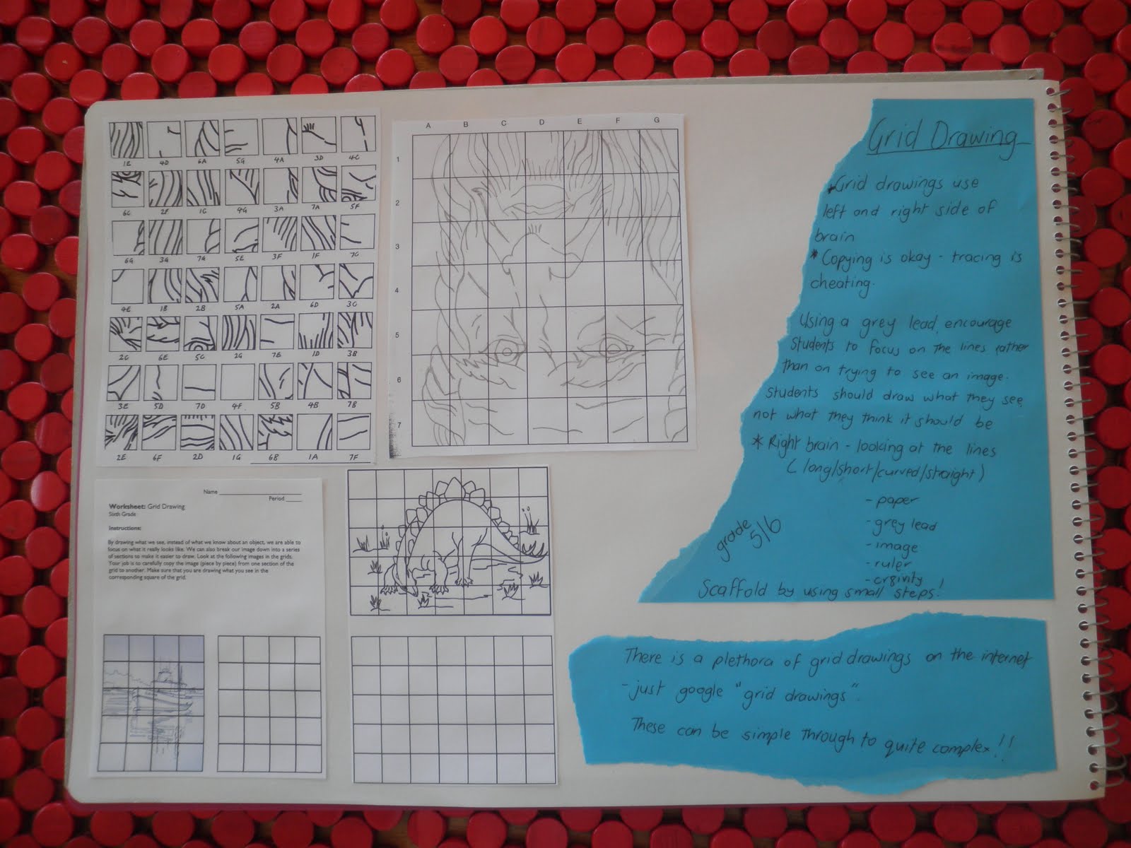Teaching Art: Grid Drawing