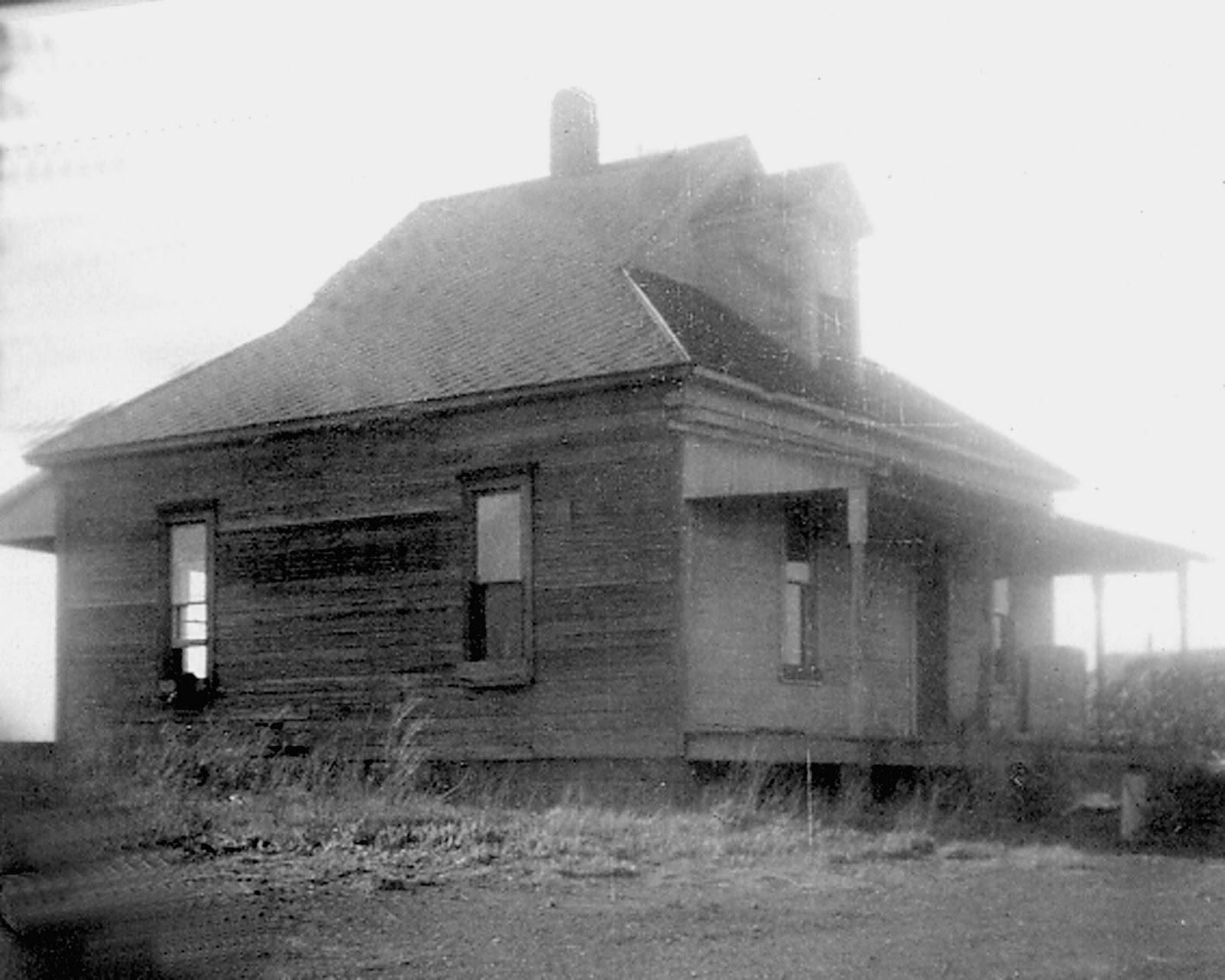 Last Little House On The Prairie My first view of our Prairie Home