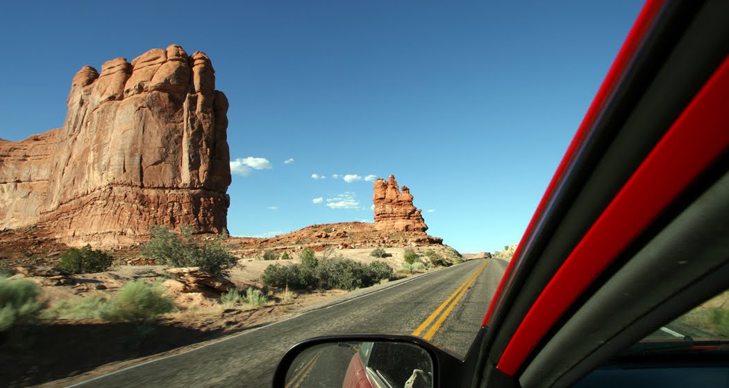 roadway - Arches National Park, Utah