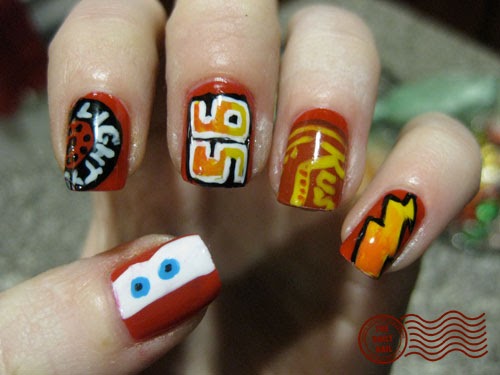 Greased Lightning...McQueen? Nails! - The Daily Nail