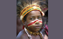 Young dancer, PNG Highlands
