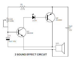 musiccircuit: 2 SOUND EFFECT CIRCUIT