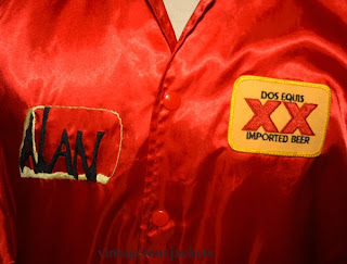 VintageTourJackets: Stray Cats Tour Jacket 1983 Dos Equis Presents