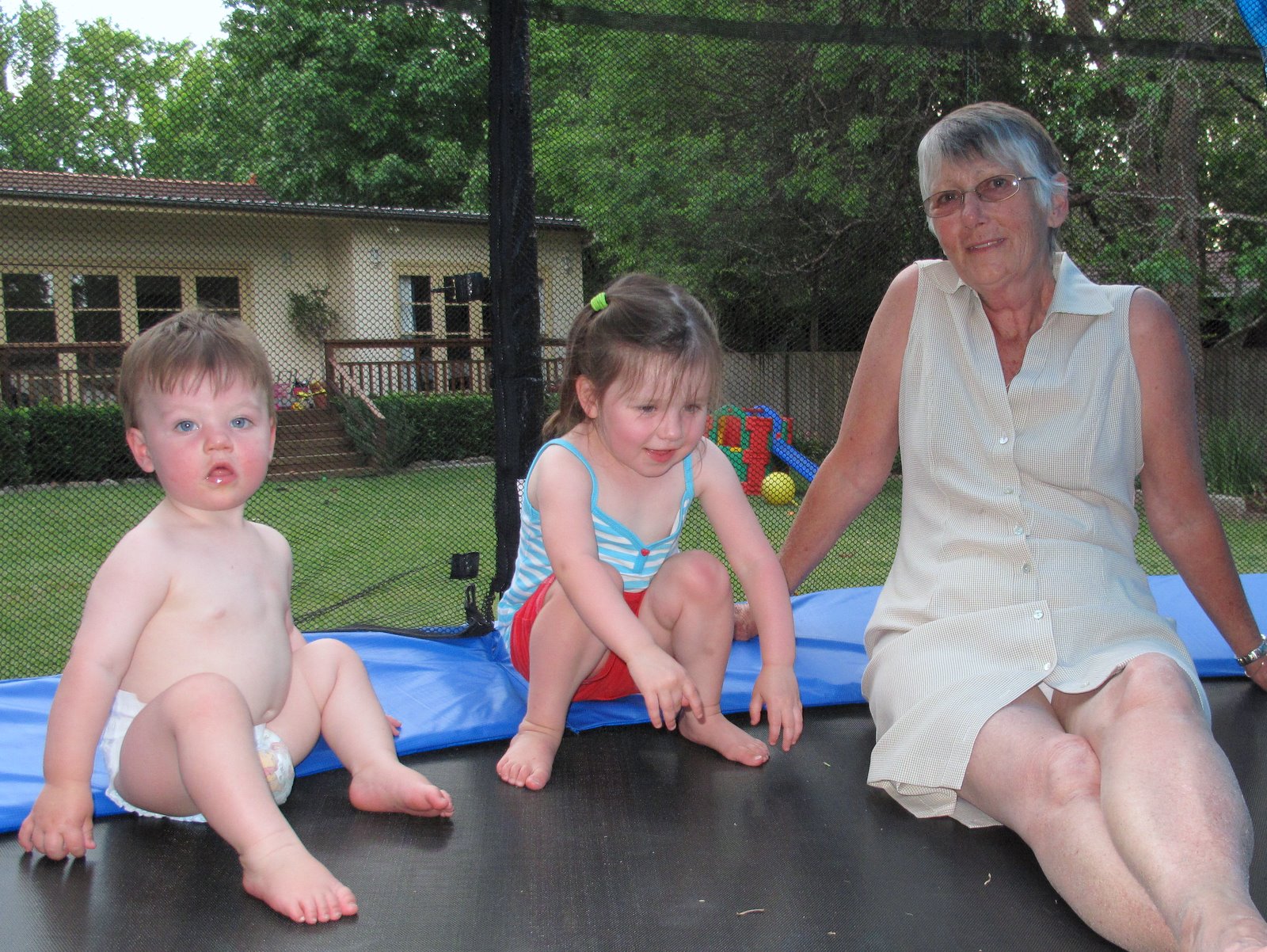 Baby Wightie Lets go bounce on the trampoline