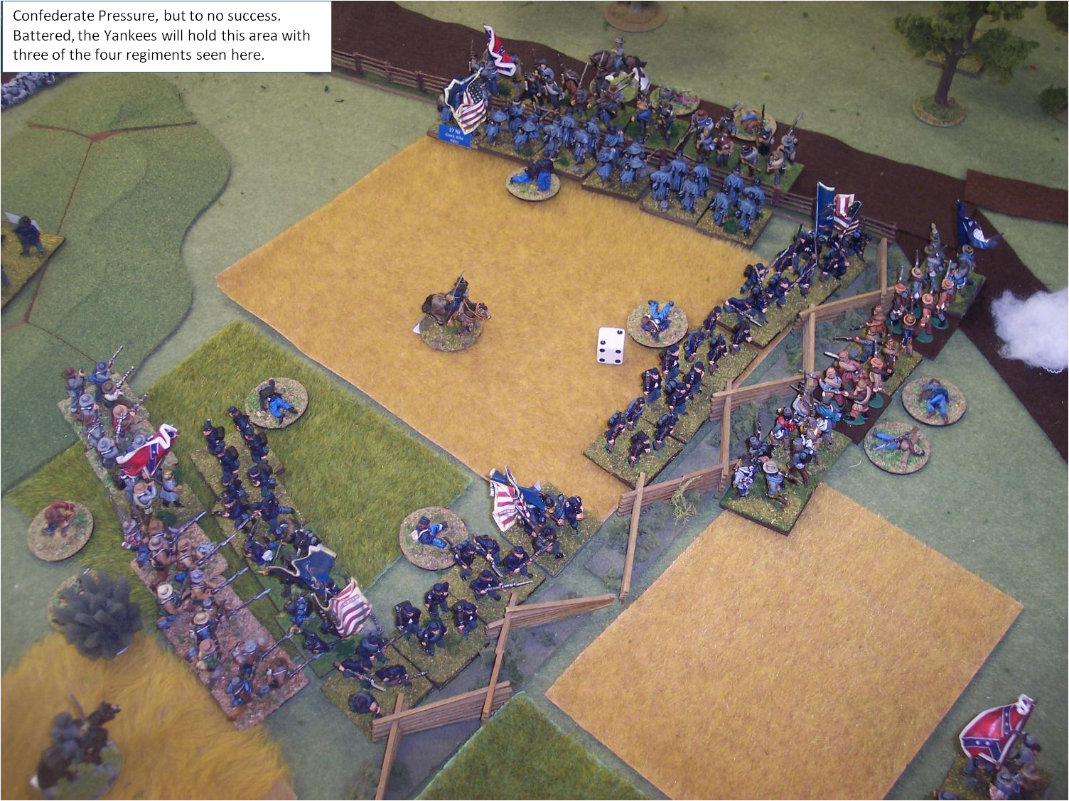 Jeu de figurine American Civil War: Infantry Regiment Advancing