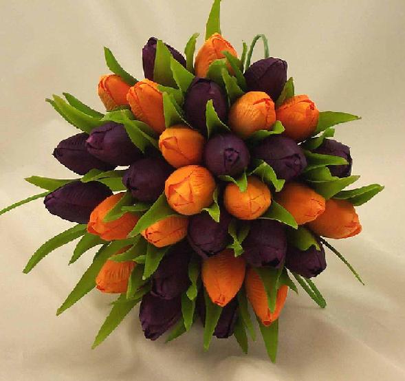 Best Favorite Flowers In The World Purple Silk Wedding Flowers