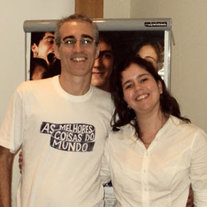 Luiz Bolognesi e Amanda Aouad