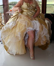 Gold and Ivory custom petticoat