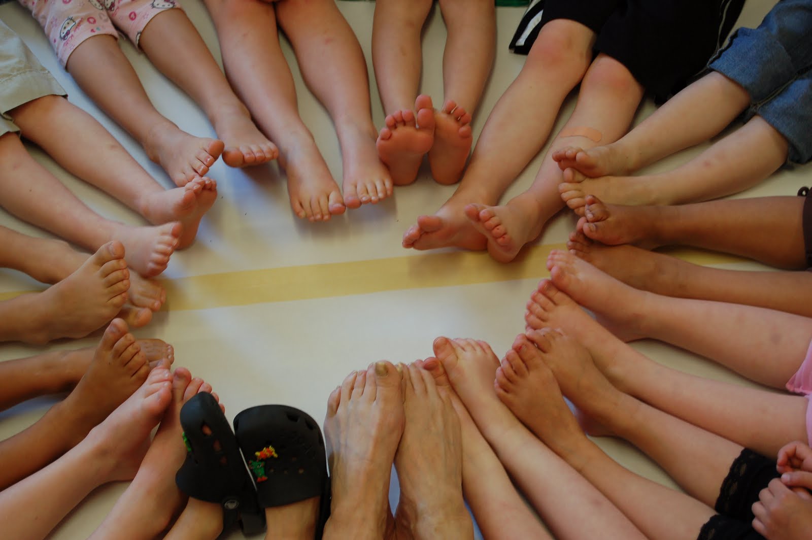 Students feet