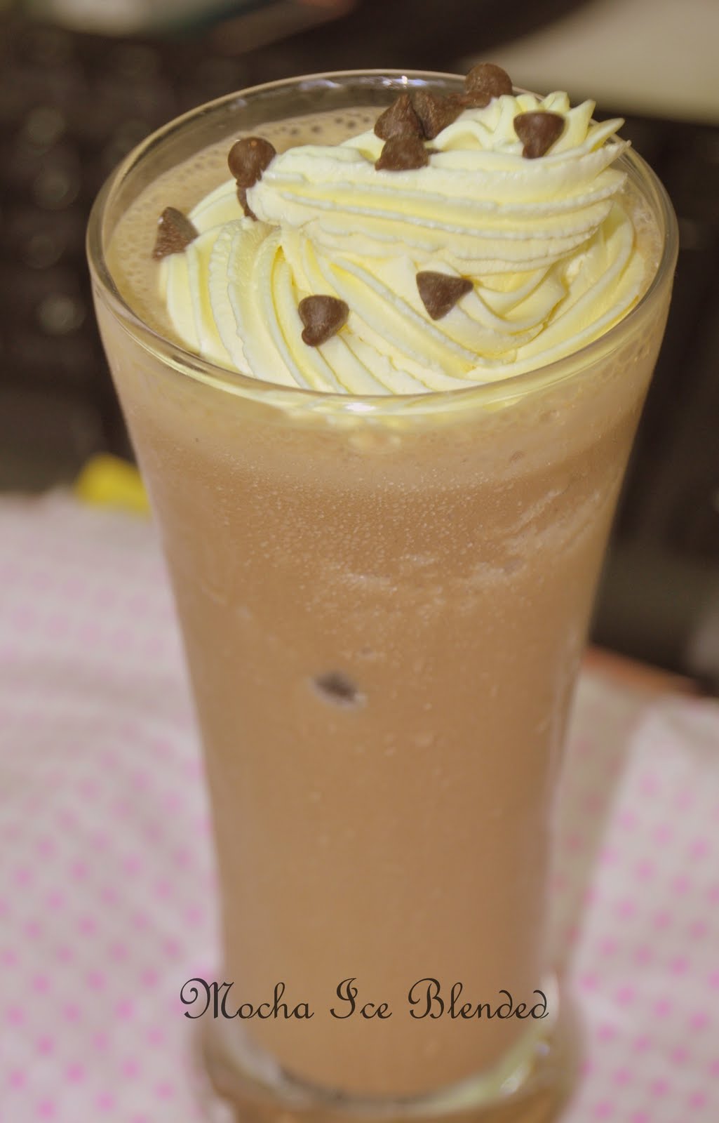 Life is all about Mocha Ice Blended