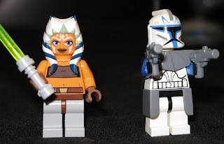7675 Togruta padawan Ashoka and Clone trooper - star wars lego minifigures