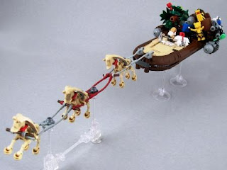 star wars lego collectables santa sleigh christmas