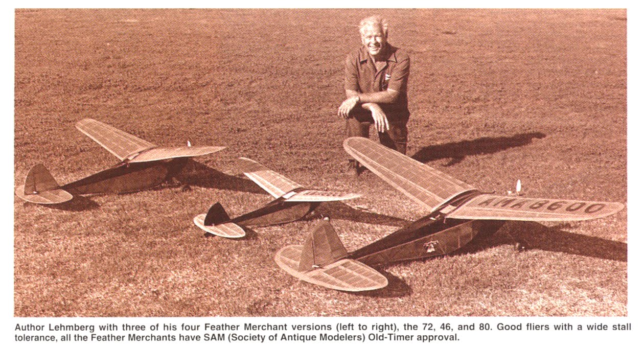 Volar Libremente Free Flight Models Airplanes FEATHER MERCHANT de