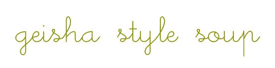 geisha style soup