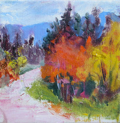 easy oil colorful fall peace colorado pastel landscape paintings loose haines tracy fantasy such