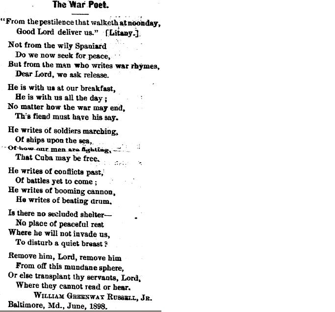 Vietnam war poems image