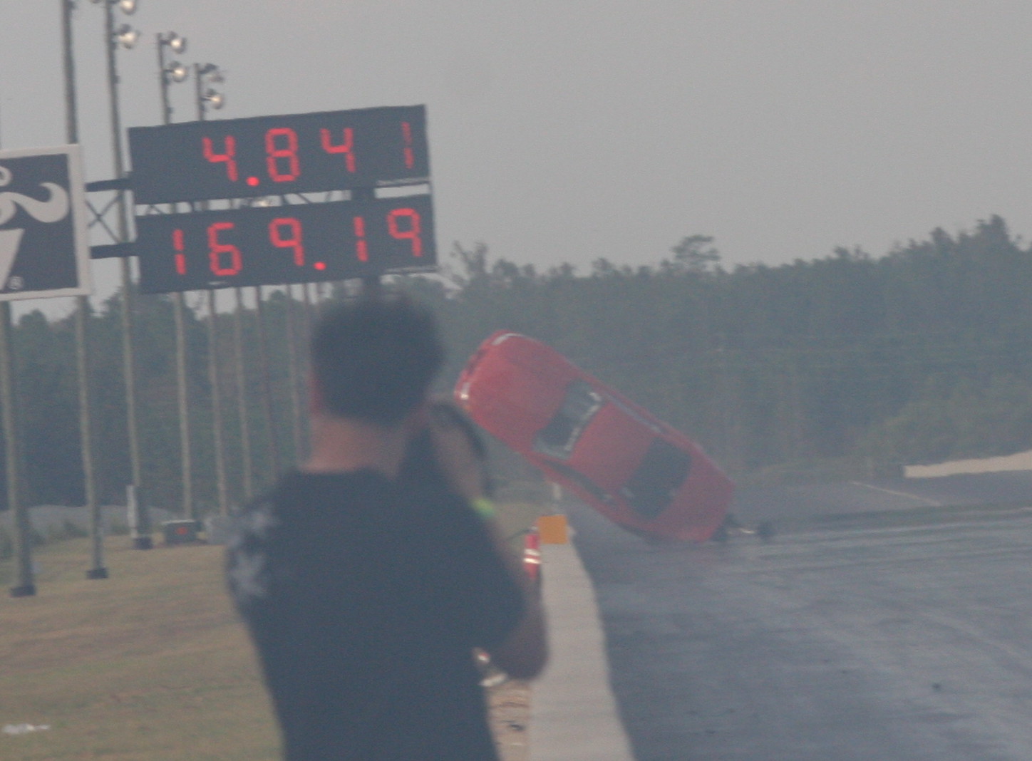 Drag Racing News Dennis Bailey "Blow Over" at SGMP