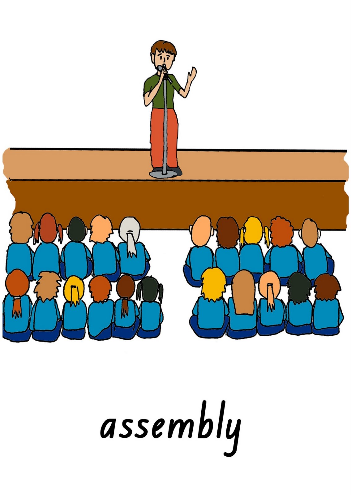 clipart school assembly - photo #2