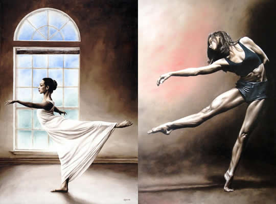 A paixão pela dança em pinturas de tirar o fôlego - 07