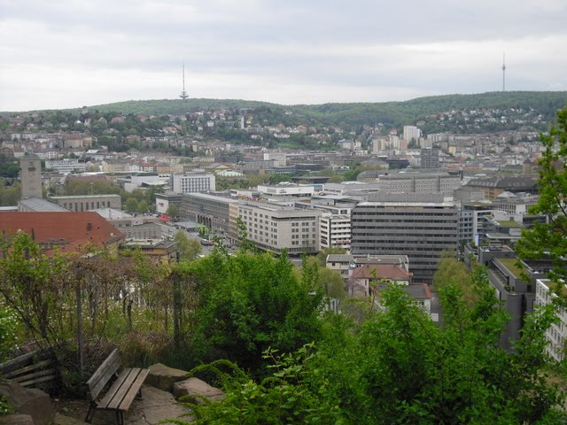 Wege In Der Region Stuttgart Aussicht Vom Chinesischen Garten Auf